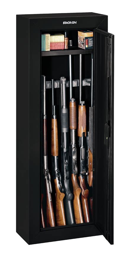 stack-on gcb-908 steel 8-gun security cabinet black walmart|stack on 8 gun security cabinet.